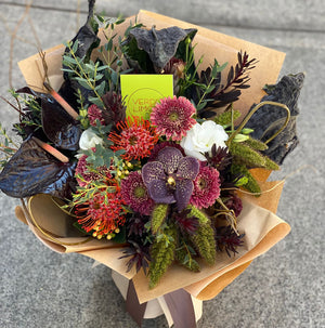 Bouquet con anturios y mix floral